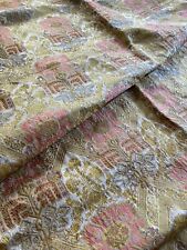 Antique 1880s Victorian Silk Brocade Floral Panel, Aesthetic Movement, Medieval picture
