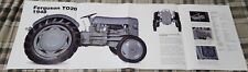 NICE ~ Ferguson TO20 Farm Tractor Poster ~ LOOK picture