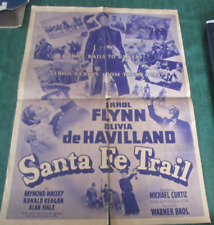 SANTA FE TRAIL (1940)  Poster Herald 23x16