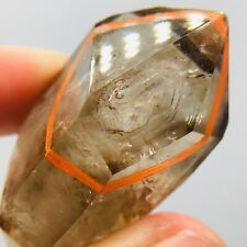 Rare Smoke Crystal Natural Herkimer diamond moving BIG water drop enhydro 20.46G picture