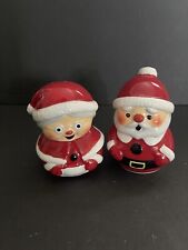 Mesa Home Products Mr. And Mrs. Santa Kalisz Salt And Pepper Holiday Shakers 3” picture