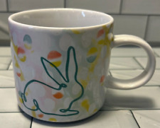 2019 Starbucks Spring Easter Bunny Rabbit Ceramic Coffee Cup Mug Pastels 12 BVD picture