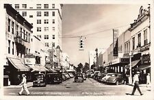 Real Photo Postcard West Palm Beach, Florida Clematis St. c 1939-50      D7 picture