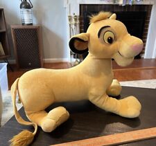 Jumbo Simba Lion King Plush Stuffed Animal Disney  Tall Large 20” 2002 Excellent picture
