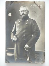 Germany Reich General Hindenburg Postcard RPPC Vtg Postcard 1910s Stamped picture