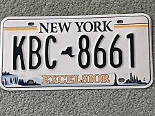 New York Excelsior License Plate NM picture