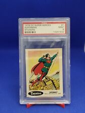 1978 Taystee DC Super Hero Stickers Superman #1 PSA 9 MINT picture