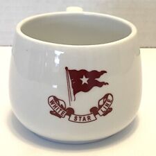 White Star Line RMS Titanic Reproduction Cup Artifact Collection Ceramic Mug picture