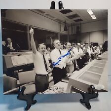 EUGENE GENE KRANZ Signed 8X10 Photo -NASA Apollo 11 13 Flight Director JSA COA  picture