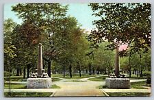 Postcard Indianapolis Military Park Divided back  picture