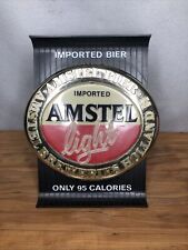 Vintage Amstel Light beer Imported Beer Sign picture