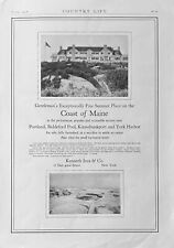 1928 Real Estate Ad A Summer Place Maine Coast Kennebunkport, Biddeford Pool picture