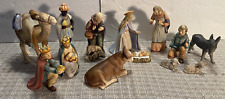 13 pc  Set Goebel Hummel 214 Christmas Nativity Figurines & CAMEL 6.5
