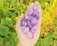 10 x Large Amethyst Tumbled Stones (Natural Amethyst Gemstones, Crystal Healing) picture