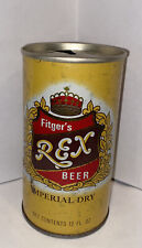 FITGERS REX IMPERIAL STRAIGHT STEEL PULL TAB BEER CAN #65-26  NEW ULM, MINNESOTA picture