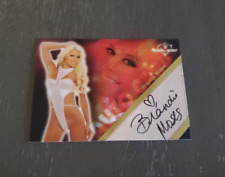 2008 Bench Warmer International Brandie Moses Authentic Autograph Card 14 picture