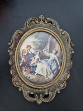 Vintage Ornate Italian Picture Frame Art - Victorian Family Picture picture