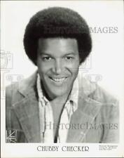 1978 Press Photo Musical performer Chubby Checker - afx16394 picture