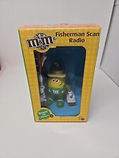 *RARE* NEW M&Ms 2009 YELLOW M&M Character Fisherman Scan Radio  picture