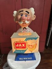 Vintage RARE JAX Beer Lighted Bartender Man Advertising Sign Lamp Light EUC picture
