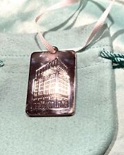  New TIFFANY & CO Landmark NYC Souvenir Tag Charm Ornament Silver-colored metal picture