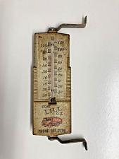 Vintage Coal Lill Wall Mount Thermometer picture