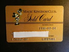 *MAGIC KINGDOM CLUB  G O L D  CARD*  VINTAGE, RARE & EXPIRED picture