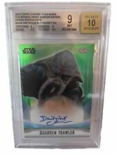2022 Topps Chrome Stars Wars Green Refractor Dmitrious Bistrevsky AU 15/99 picture