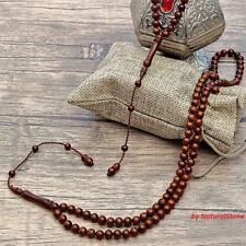 REAL Kuka Tree Islamic Prayer 99 beads, Tasbih, Misbaha, Rosary, Tasbeeh, 6 mm picture