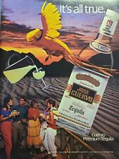 Vintage Print Ad 1983 Jose Cuervo Tequila Gold Parrot Friends Party **See Descr* picture
