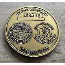 ISRAELI Army IDF US NAVY Joint Operation USS Gerald R. Ford CVN 78 Coin picture