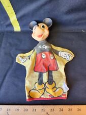 Vintage 1960s Walt Disney Mickey Mouse Hand Puppet Great Shape picture
