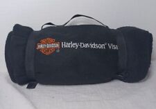 Harley-Davidson Visa Fleece Blanket Throw picture