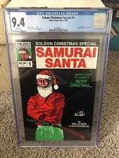 Samurai Santa #1 Solson Christmas Special CGC 9.4 Key 1st Jim Lee Art HTF picture