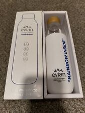 Evian By Virgil Abloh X Soma Refillable Water Bottle “Rainbow Inside” Dark Blue picture
