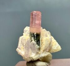 Pink Cap Tourmaline Crystal From Pakistan 15 Carat picture