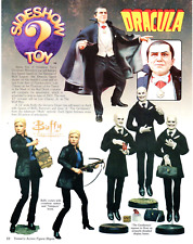 Dracula & Buffy The Vampire Slayer SideShow - 2001 Action Figure Toys PRINT AD picture