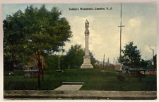 1912 Soldiers Monument, Camden NJ New Jersey Vintage Postcard picture