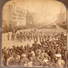 1905 President Roosevelt's Inaugural Parade, Pennsylvania Ave.  Stereoview Photo picture