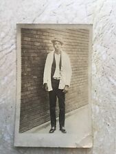 XXX RARE  PHOTO 1914-1918  AFRICAN AMERICAN MAN  SHARP DRESSED MAN picture