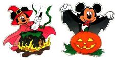 Disney Mickey and Minnie Halloween Window Jelz Set of 2 picture