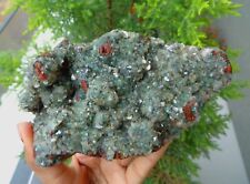 Green Apophyllite Crystals ,Clusters On Matrix Minerals Specimen#F32 picture