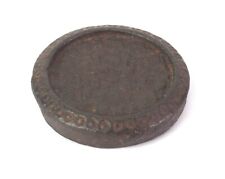 Collectible Gwalior Logo Two Snakes 1906 Iron Mercantile Weight 1 Seer G15-409 picture