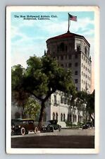 Hollywood CA-California, New Hollywood Athletic Club, c1930 Vintage Postcard picture