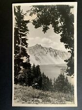 RPPC Postcard Crater Lake OR - c1910s Glacier Peak  picture