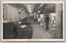 Service Club Library Fort Dix Army Postcard June 30 1944 Uncle Sam's New Soldier picture