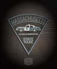 Mass State Police Cruiser Legends Patch 1987 Ford LTD Crown Victoria picture