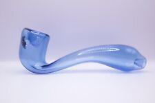 GRAV 6 Inch Classic Glass Sherlock Blue Clear Colored Glass Pipe picture