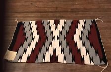 Native American Indian Hand Made Weaved Crow Rug 31x17 Inches picture