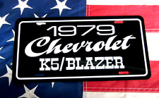 1979  Chevrolet K5 BLAZER license plate car tag 79 Chevy 4x4 Sport Utility picture
